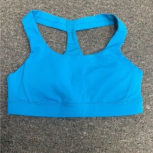 Lululemon Fast Lane Bra Size 4 EUC indian ocean color